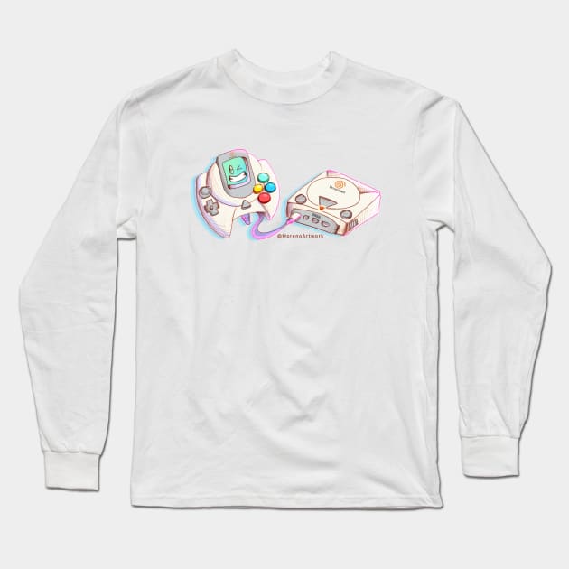 Dreamcast 20th Anniversary 9.9.99 Long Sleeve T-Shirt by MorenoArtwork